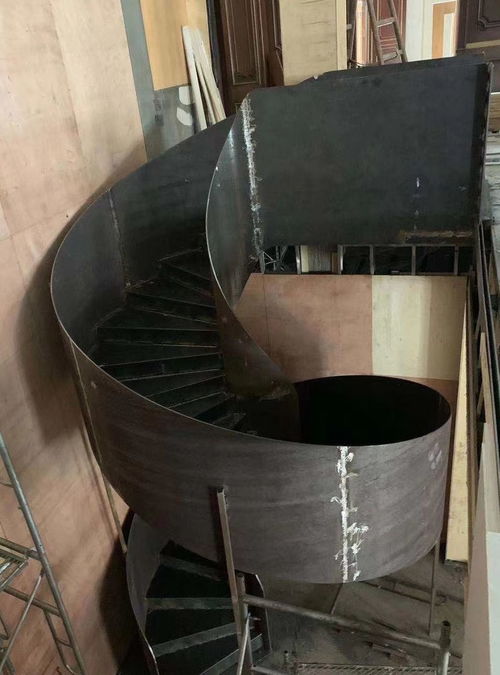 金七福旋转楼梯扶手 金属楼梯护栏 厂家定制